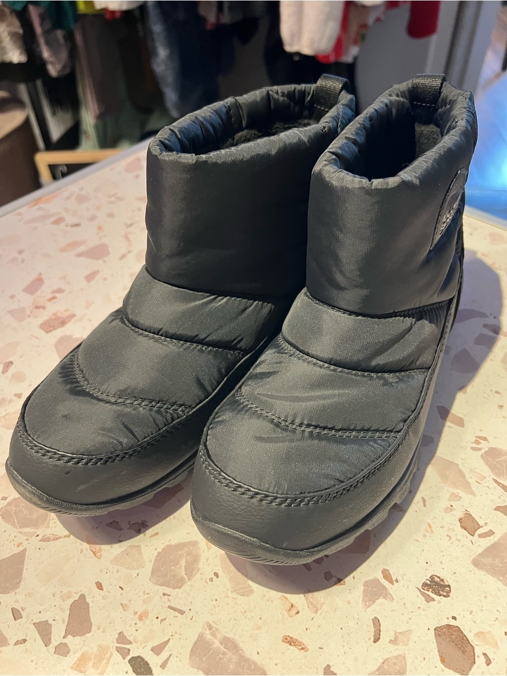 Sorel Women’s Size 6.5 Black Puffer Snow Boots